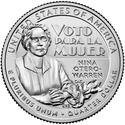 2022 AMERICAN WOMEN QUARTER NINA OTERO WARREN – Panama Bay Collectibles